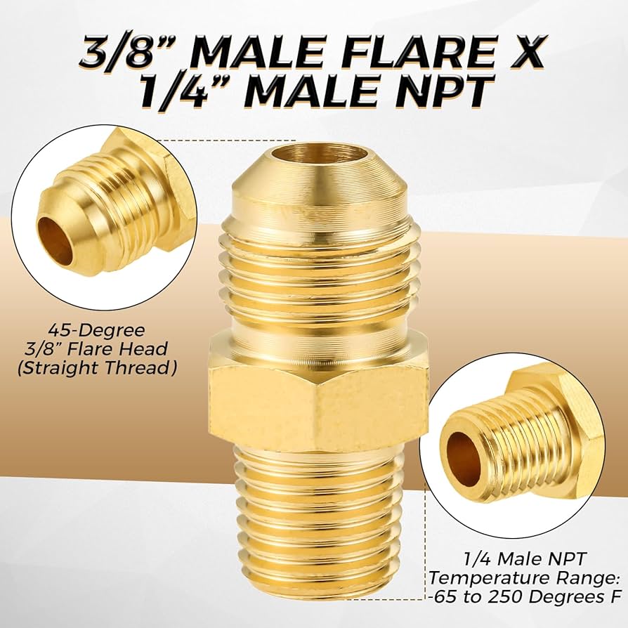 Amazon.com : QCC1 Nut Propane Gas Fitting Hose Adapter with